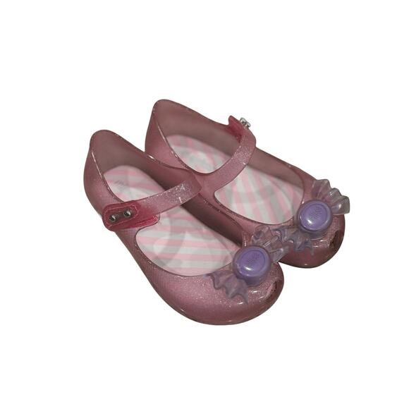 Mini Melissa 7C Shoes Bundle Trick or Treat Pink Black Cat Mary Jane HTF VGUC - Picture 4 of 12